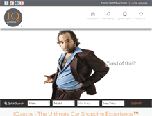 Tablet Screenshot of iqautos.com